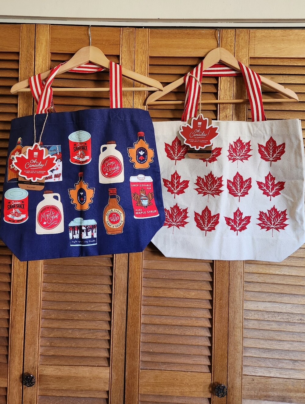 2x Tote Bags 100% Cotton